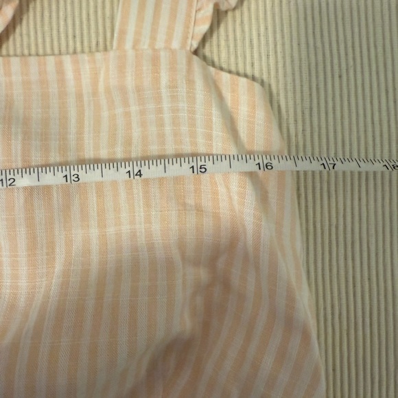 Isabel Maternity by Ingrid & Isabel Striped Cream Blouse Large - Picture 7 of 7